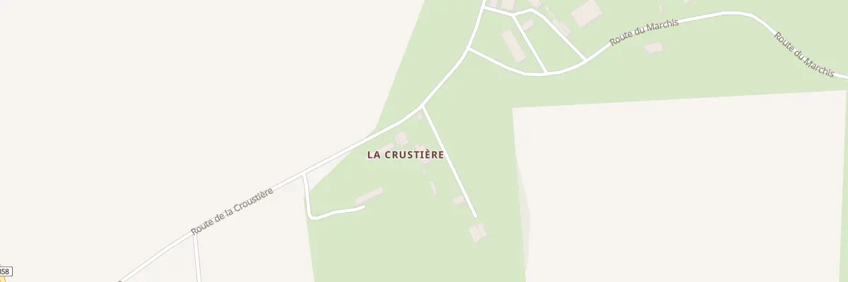 Plan du 6 Rte de la Croustière à Beaulieu