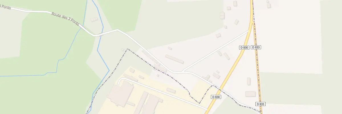 Plan du 2 Rte des 3 Ponts à La Neuve-Lyre