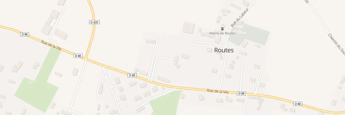 Plan du 1080 Rue de la Vie à Routes