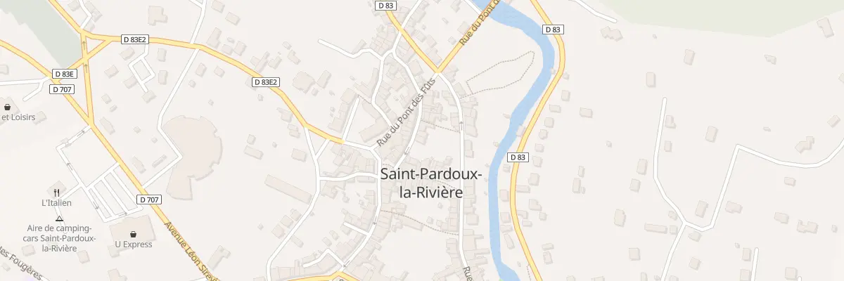 Plan du 68 Rue Saint Bruno à Saint-Pardoux-la-Rivière