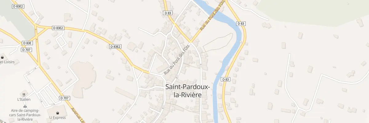 Plan du 7 Rue Saint Bruno à Saint-Pardoux-la-Rivière