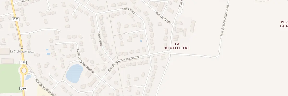 Plan du 28 Rue de la Croix aux Jeaux à Veigné