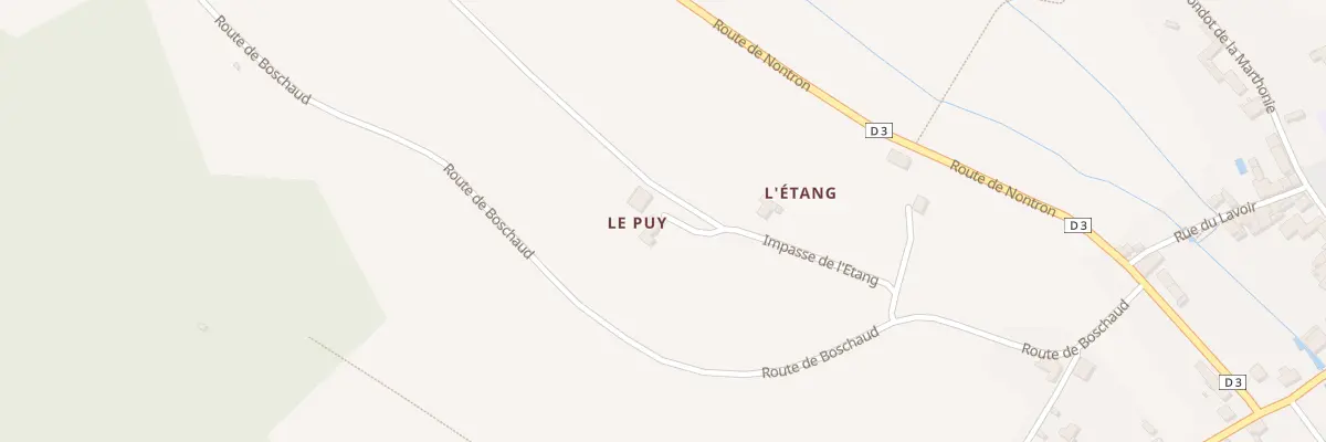 Plan du 110 Le Puy à Villars
