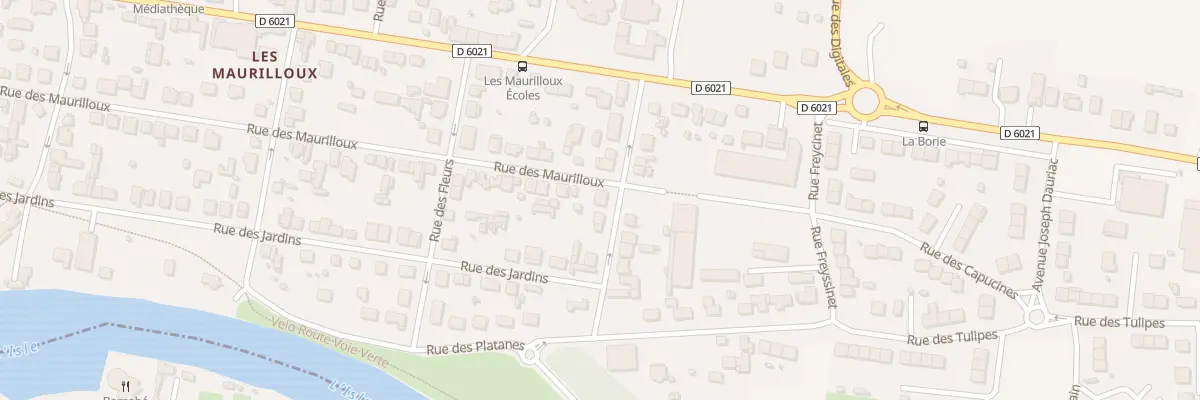 Plan du 98 Rue des Maurilloux à Trélissac