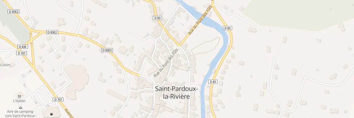 Plan du 1 Rue Saint Bruno à Saint-Pardoux-la-Rivière