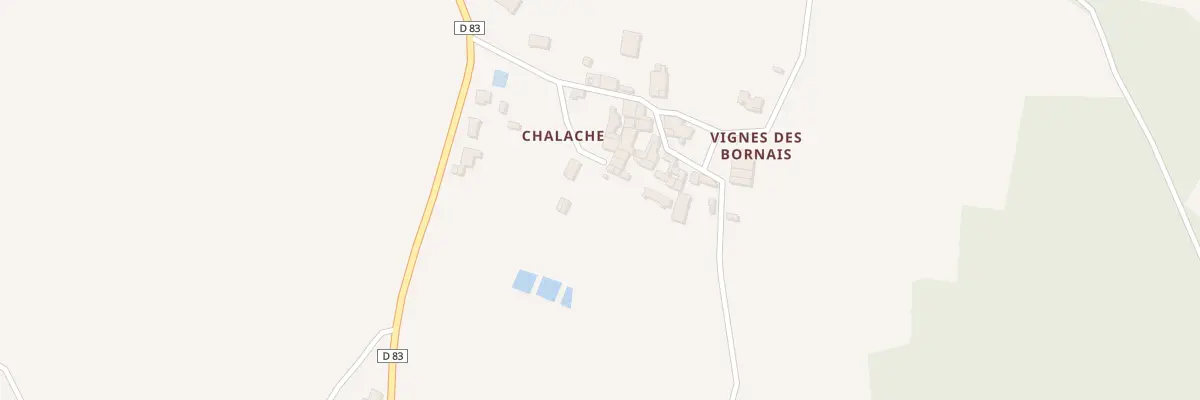 Plan du 10 Chalache à Fleix