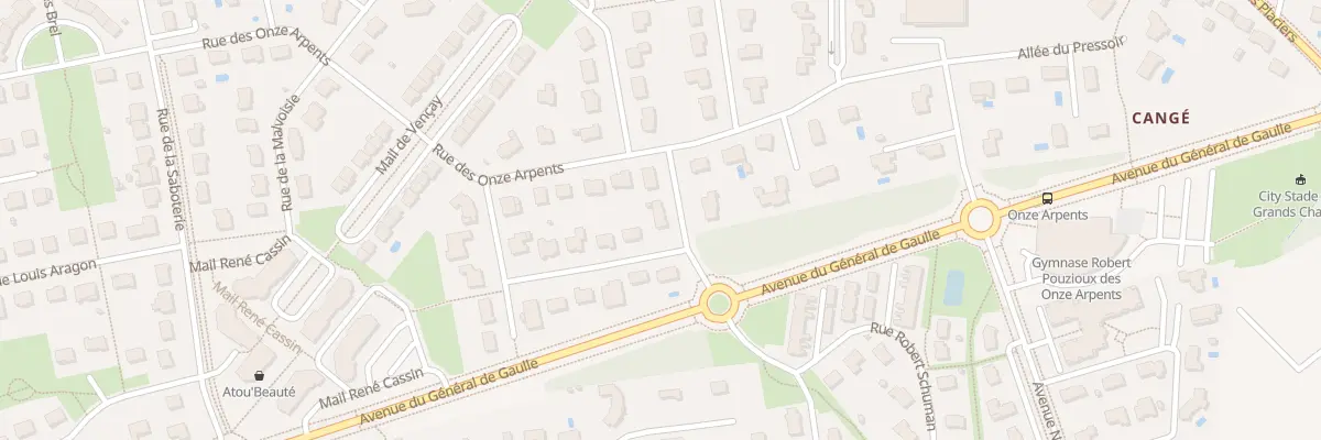 Plan du 14 Rue des Bournais à Saint-Avertin
