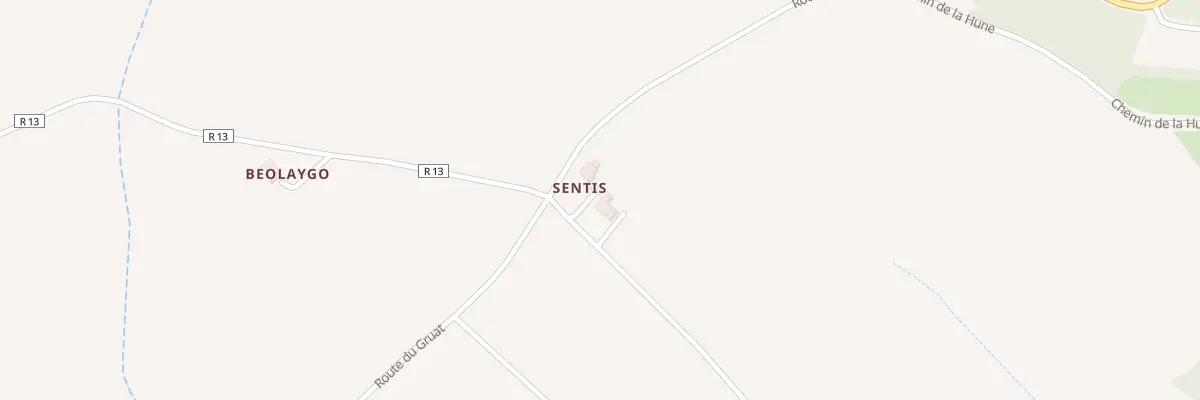 Plan du 5191 Sentis à Miradoux