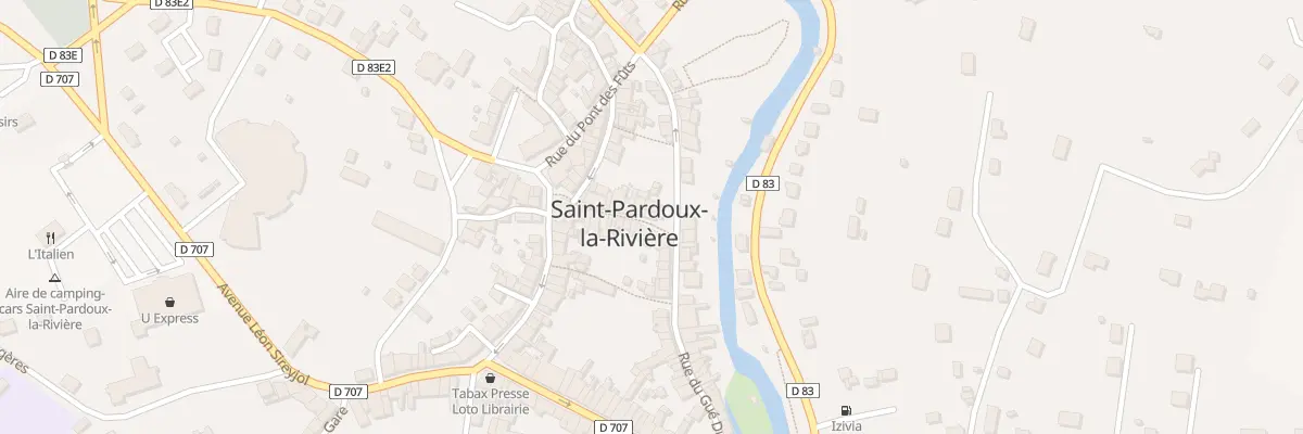 Plan du 2 Rue des Dominicaines à Saint-Pardoux-la-Rivière