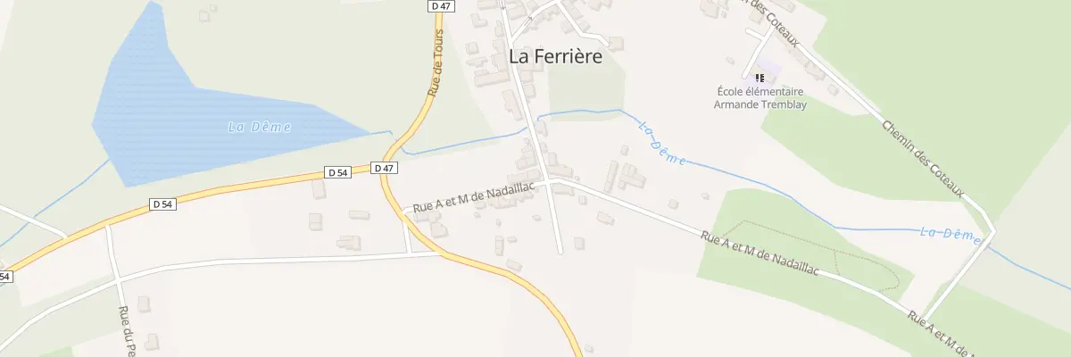 Plan du 4 Rue A et M de Nadaillac à La Ferrière