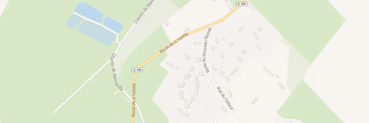 Plan du 9000 Rue du Calvaire à Hautot-l’Auvray