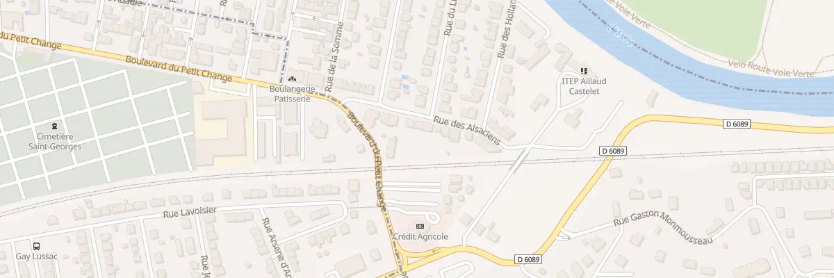 Plan du 12 Rue des Alsaciens à Boulazac Isle Manoire