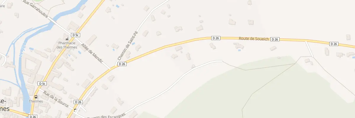 Plan du 144 Rte de Soueich à Encausse-les-Thermes