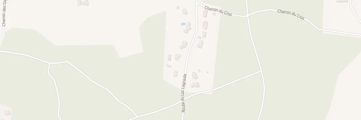 Plan du 680 Rte du Lac Lagraule à Agonac