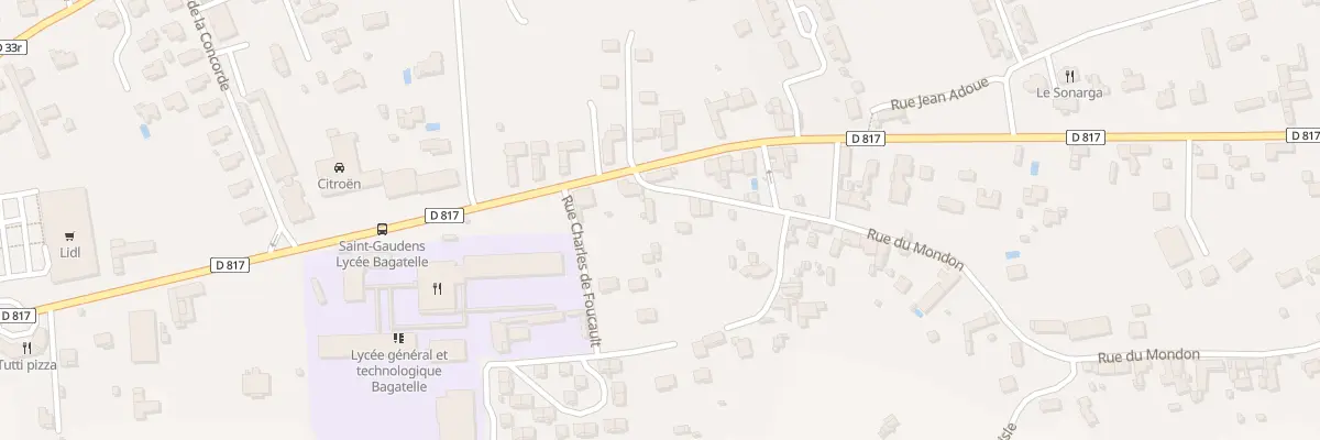 Plan du 4 Rue Mondon à Saint-Gaudens