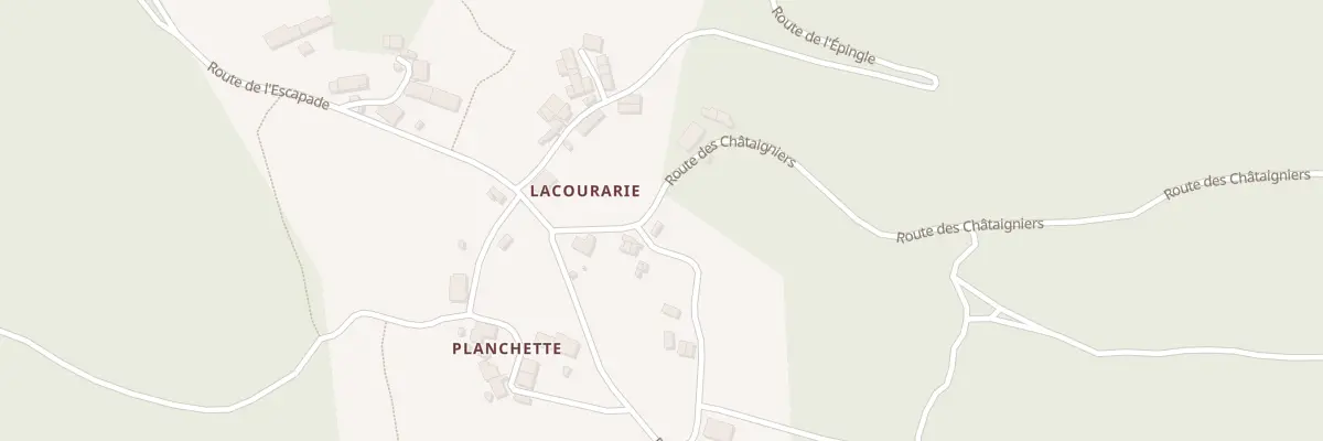 Plan du 90A Lacourarie Est à Saint-Barthélemy-de-Bussière