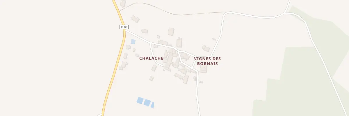 Plan du 22 Chalache à Fleix