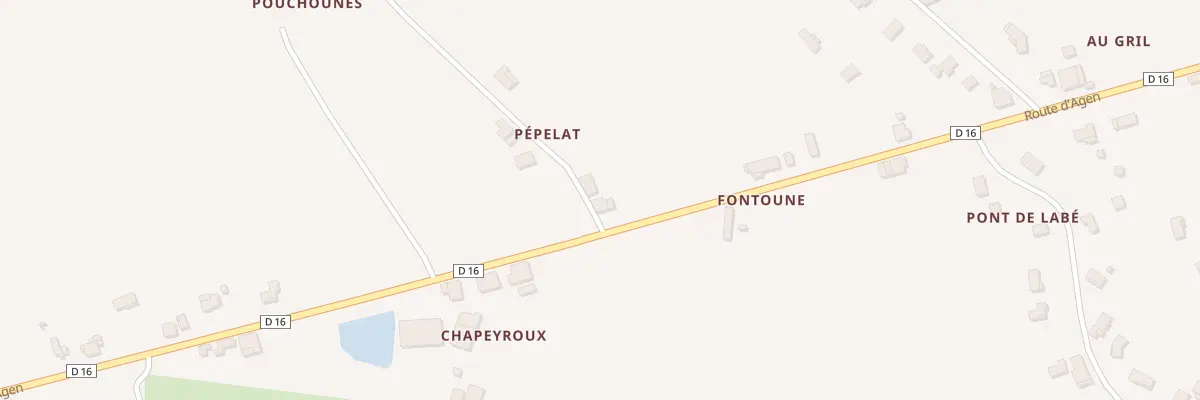 Plan du 127 Pepelat à Saint-Pierre-de-Clairac