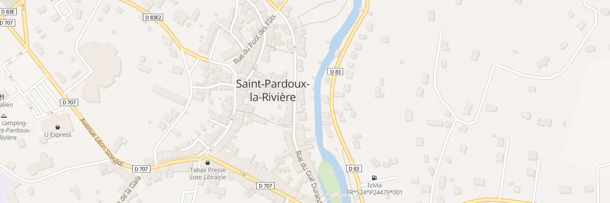 Plan du 8 Rue Maurice Imbert à Saint-Pardoux-la-Rivière