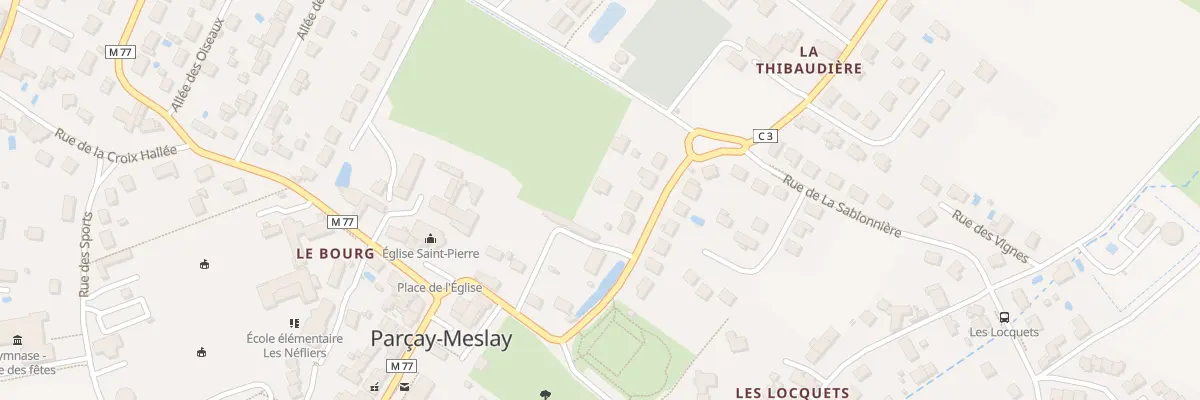 Plan du 9B Rue de la Sablonnière à Parçay-Meslay