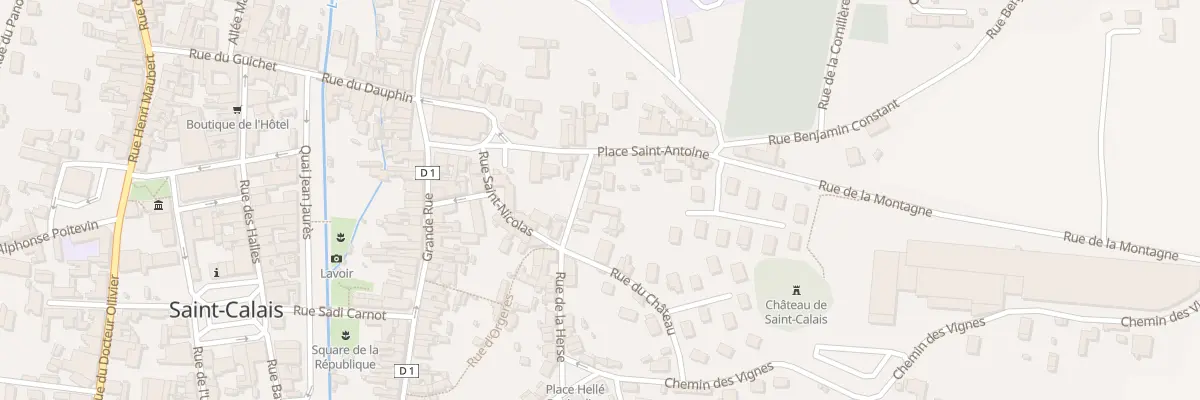 Plan du 6B Rue de la Herse à Saint-Calais