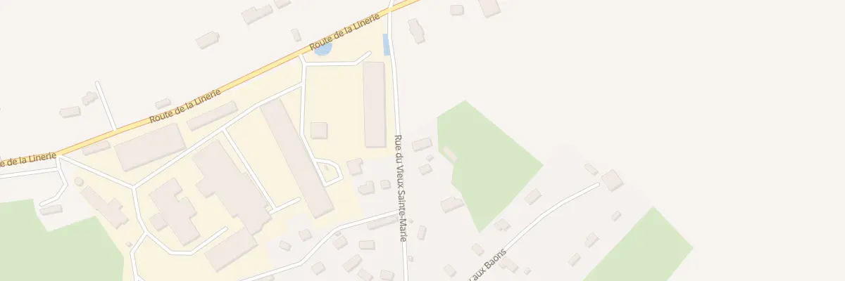 Plan du 381 Rue du Vieux Sainte Marie à Baons-le-Comte