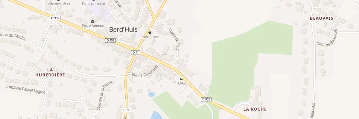Plan du 7 Rle du Four à Berd’huis