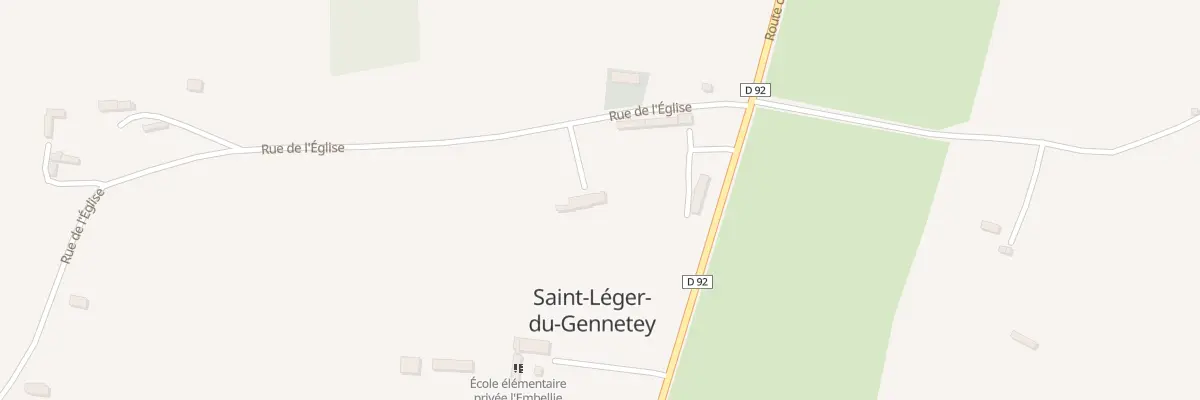 Plan du 30A Le Maubuisson à Saint-Léger-du-Gennetey
