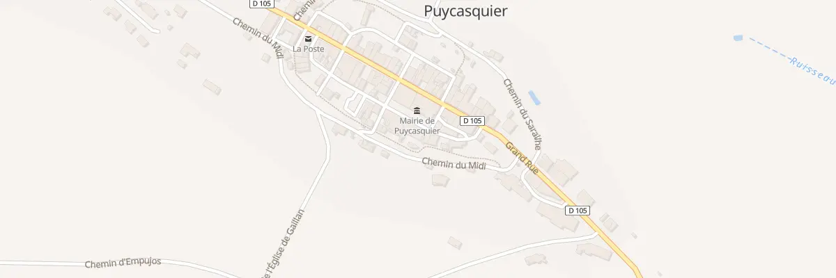 Plan du 5234 Rue des Amours à Puycasquier
