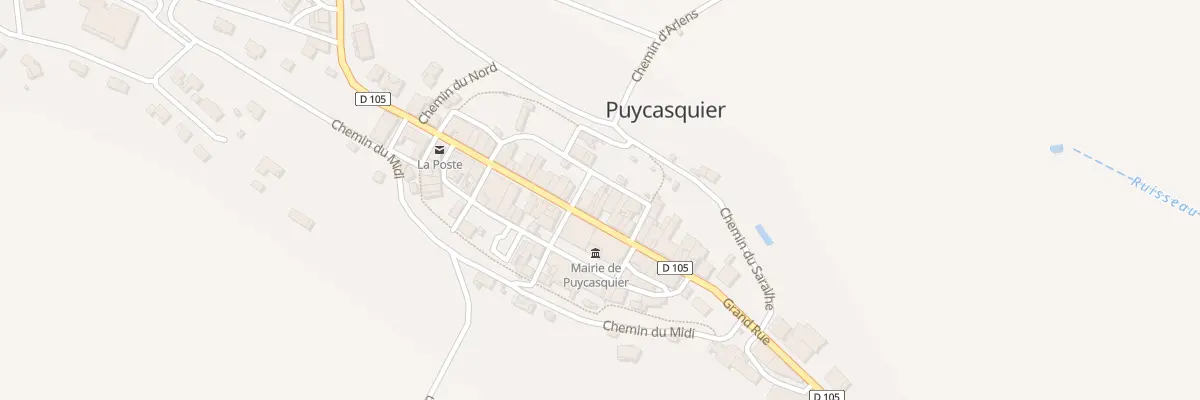 Plan du 55 Rue Grand Rue à Puycasquier