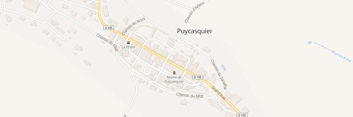 Plan du 57 Rue Grand Rue à Puycasquier