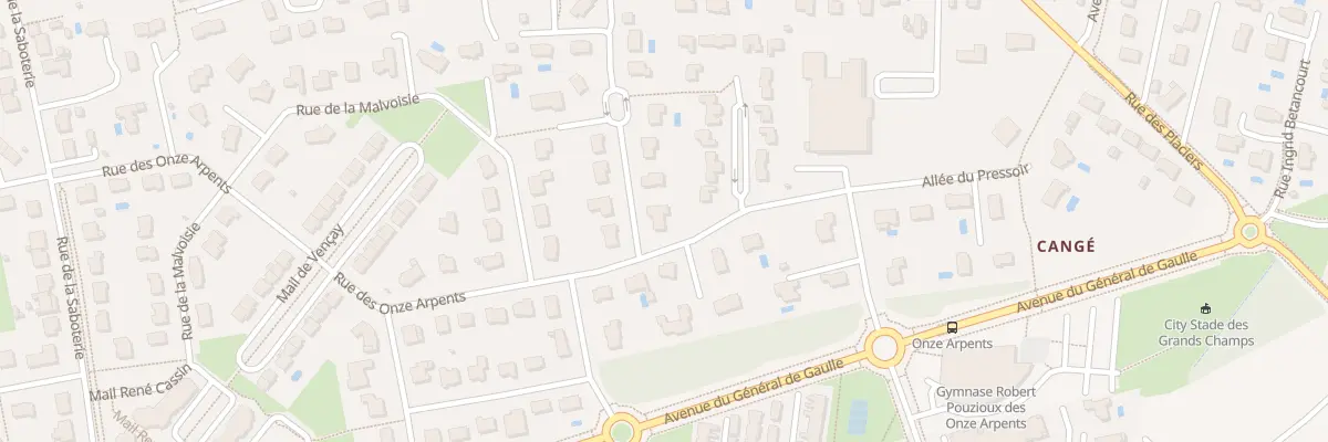 Plan du 1 All Auverneau à Saint-Avertin