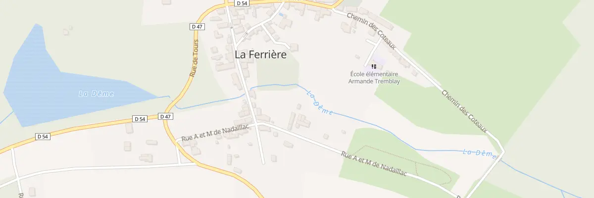 Plan du 117 Le Bourg à La Ferrière