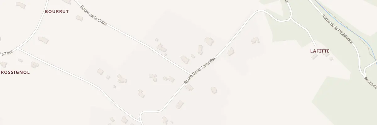Plan du 501 Rte Denis Lamothe à Saint-Jean-de-Thurac
