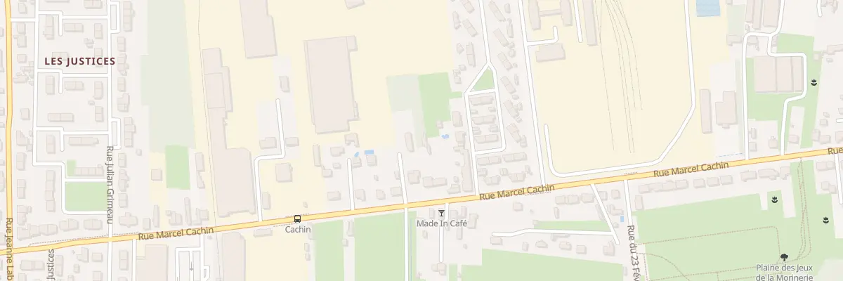 Plan du 246 Rue Marcel Cachin à Saint-Pierre-des-Corps