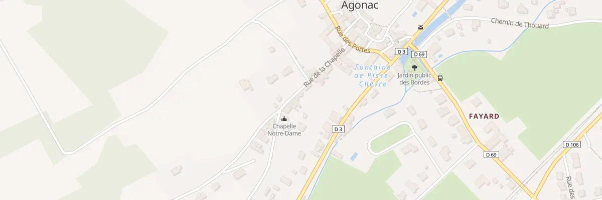 Plan du 27 Rue de la Chapelle à Agonac