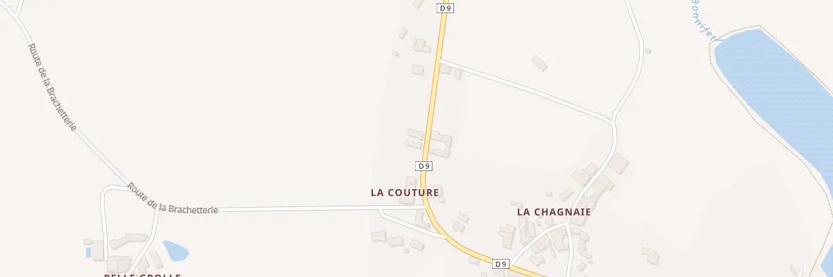 Plan du 41 Rte de Châtellerault à La Puye