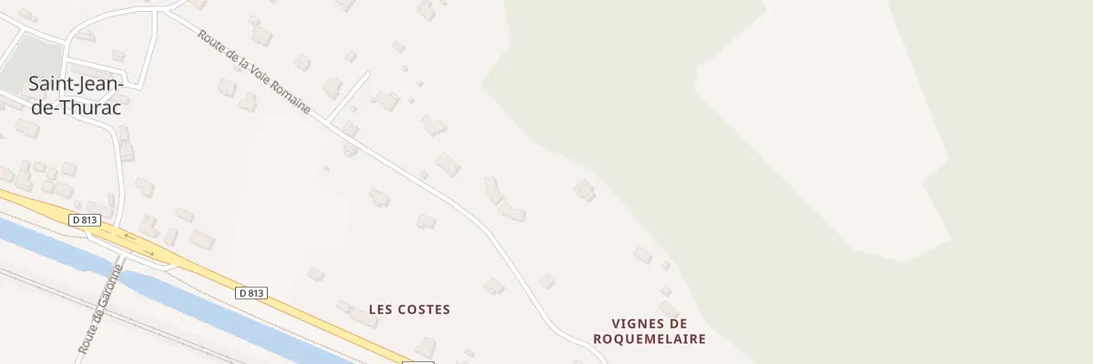 Plan du 355 Rte de la Voie Romaine à Saint-Jean-de-Thurac