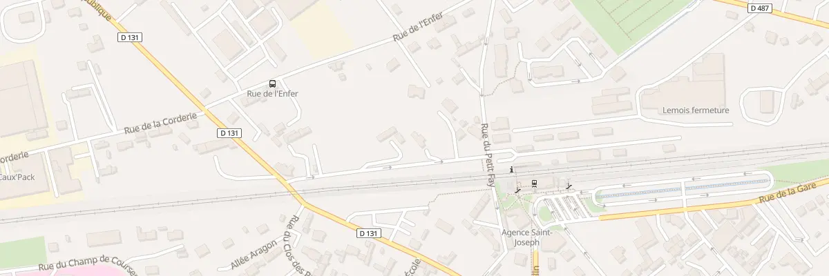 Plan du 6 Rue des Deux Ponts à Yvetot