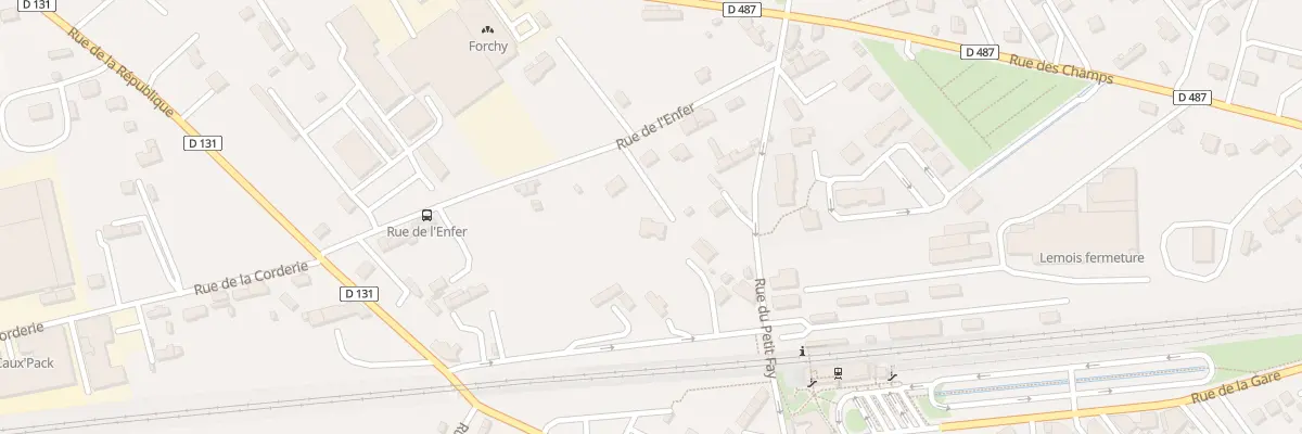 Plan du 18 Rue de l’Enfer à Yvetot