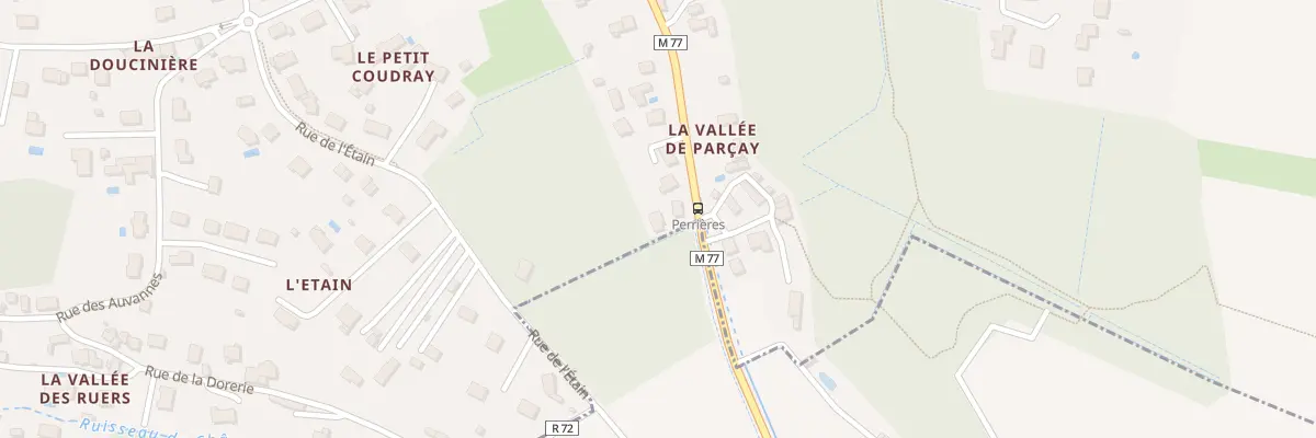 Plan du 1B Rue de la Mairie à Parçay-Meslay