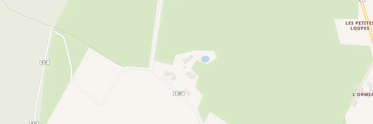 Plan du 5143 Les Coudres à Berfay