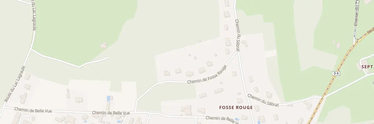 Plan du 9 Che de Fosse Rouge à Champcevinel