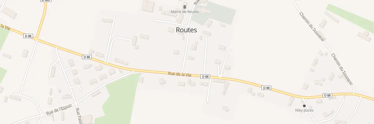 Plan du 34 Rue du Labeur à Routes
