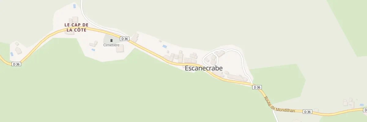 Plan du 79 Cabanacs à Escanecrabe
