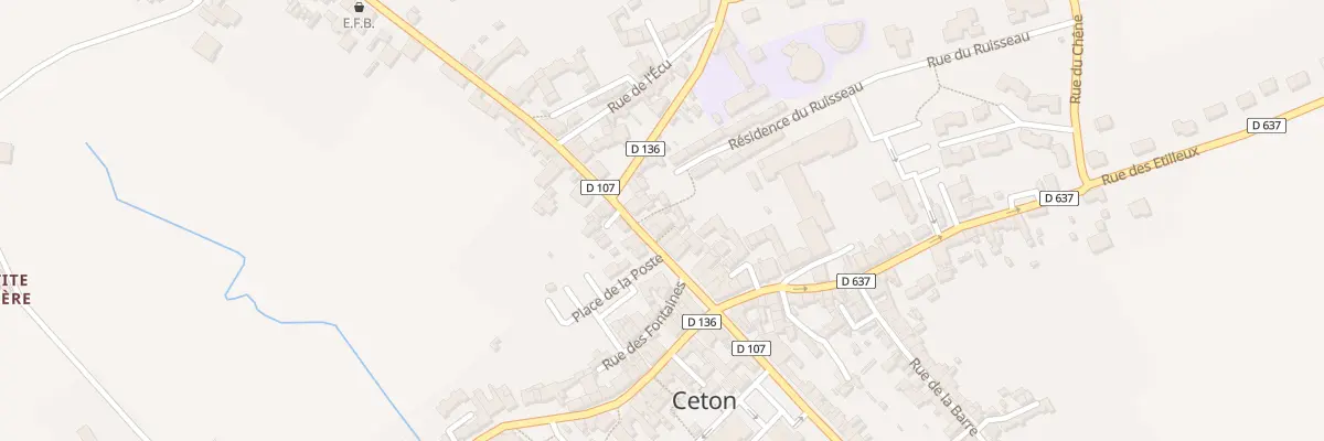 Plan du 23 Rue du Theil à Ceton