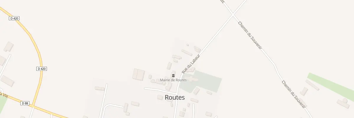Plan du 193 Rue du Labeur à Routes