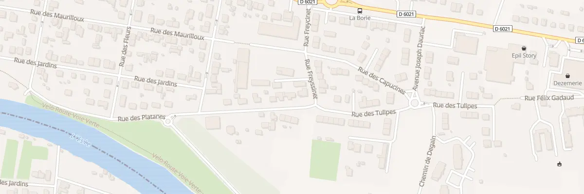 Plan du 1 Rue des Tulipes à Trélissac