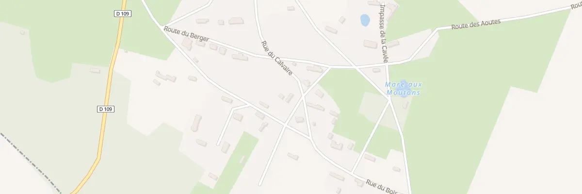 Plan du 428 Rue du Calvaire à Hautot-l’Auvray