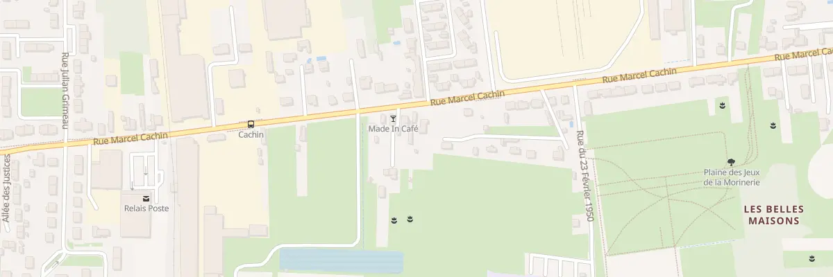 Plan du 287 Rue Marcel Cachin à Saint-Pierre-des-Corps